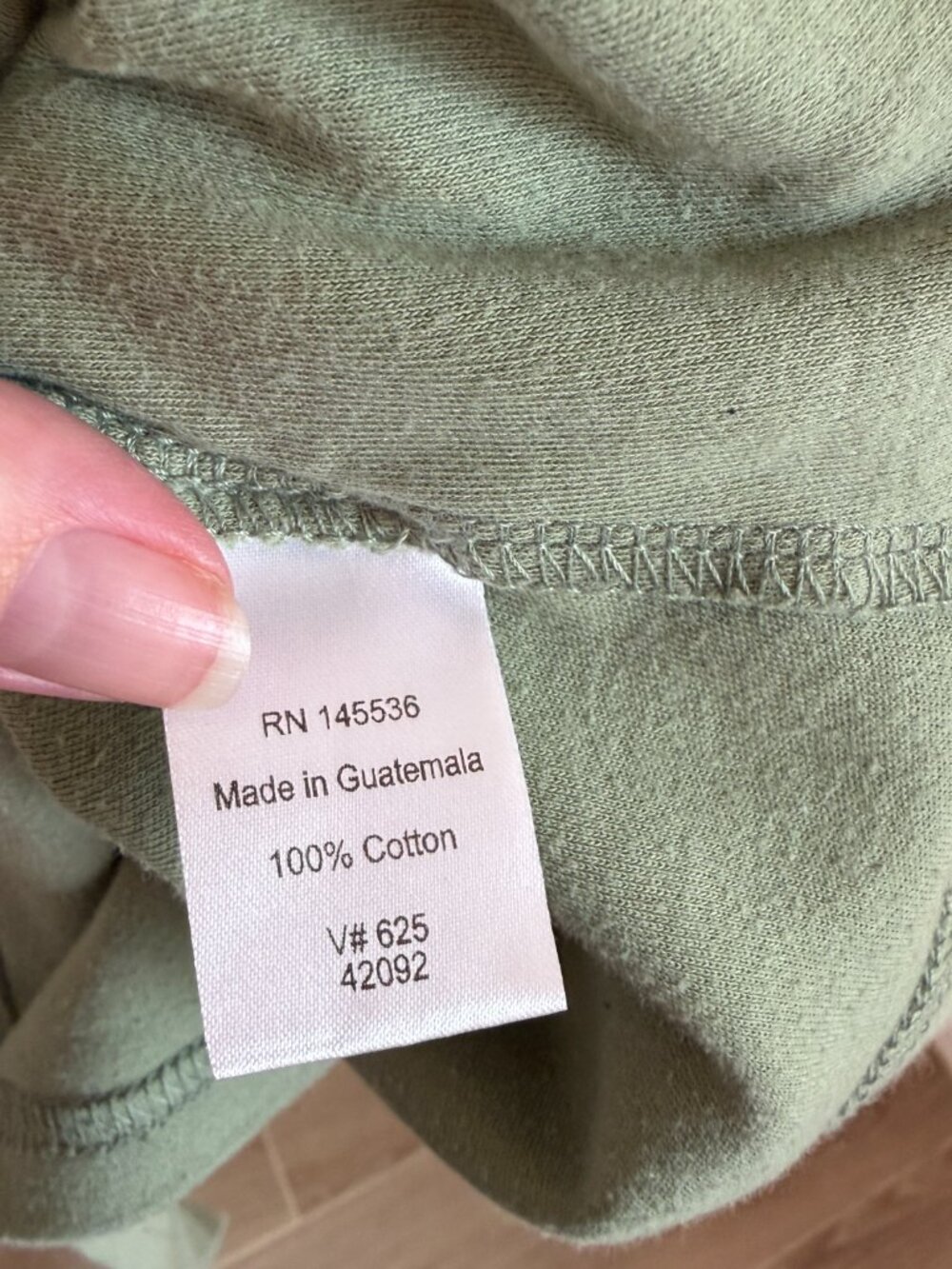 Coldwater Creek Olive Green 100% Cotton Jersey Short Sleeve Midi Dress Pockets - Picture 6 of 9